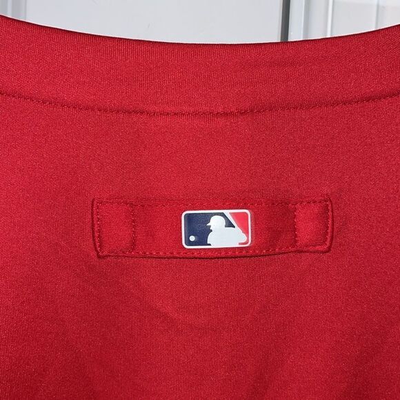 Boston Red Sox MLB Thermabase Stretch Sweatshirt 3/4 Sleeve Warm Up Shirt L Mens - Picture 7 of 7